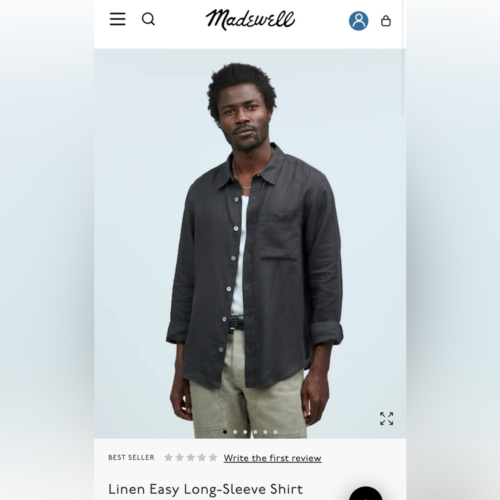 Madewell Linen Easy Shirt